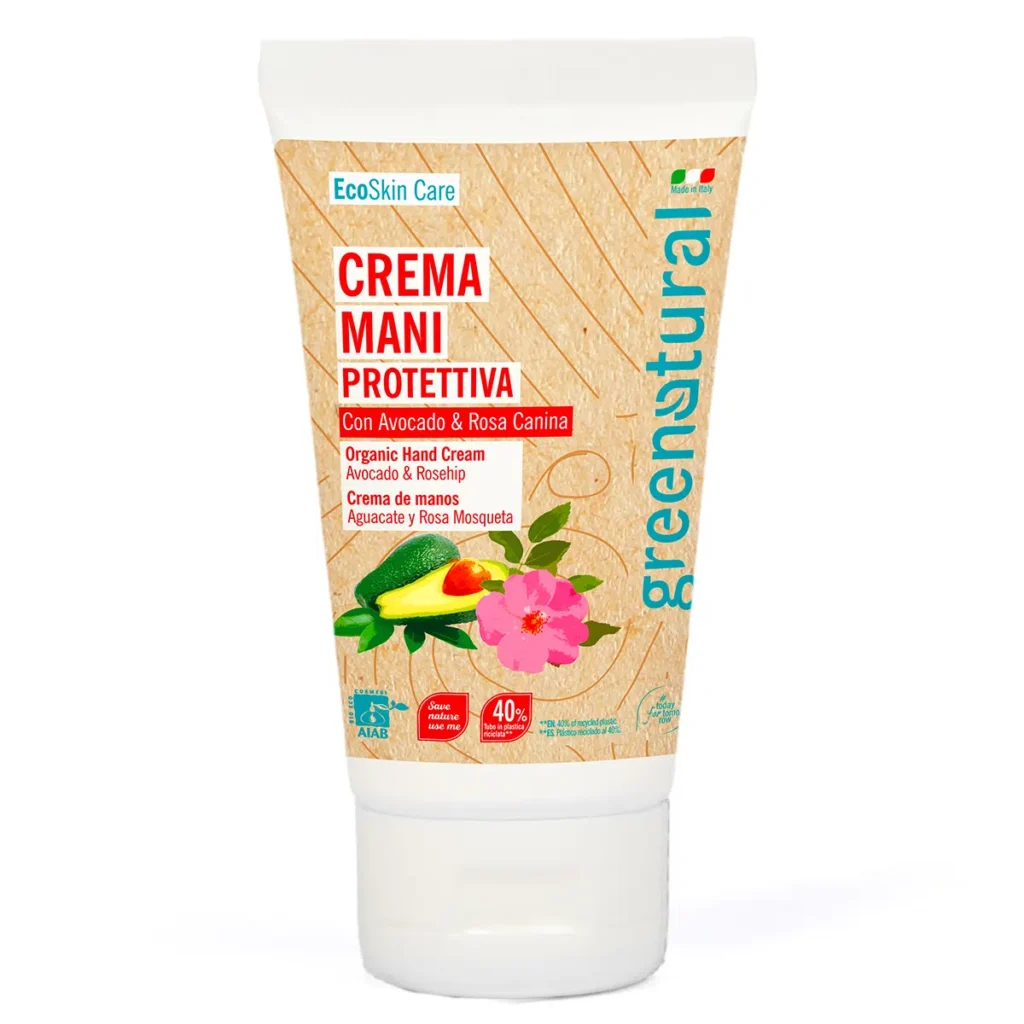 Greenatural krema za roke Avocado & Wild Rose