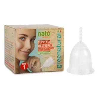 Greenatural menstrualna skodelica velikost 1