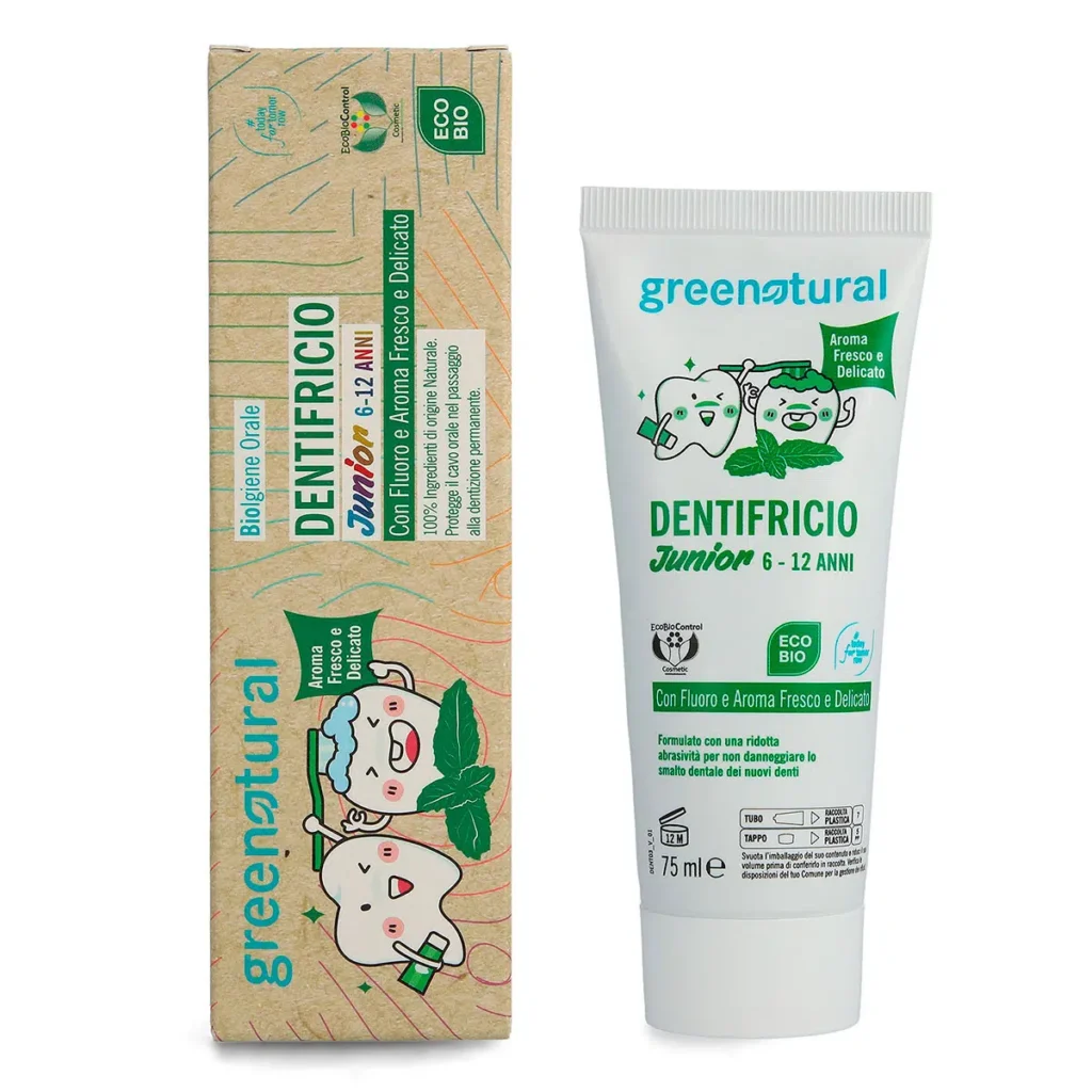 Greenatural Junior zobna pasta Menta